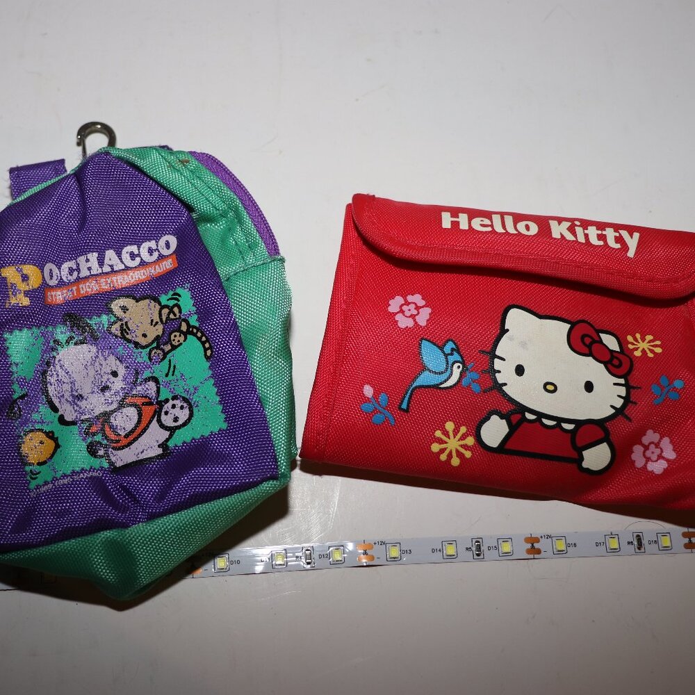 Hello Kitty Pochaccoo Vintage Wallet Mini backpack set Sanrio Kawaii